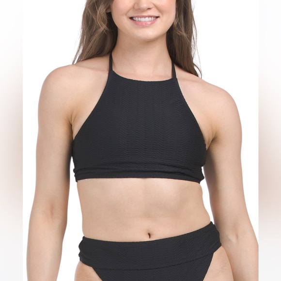 Sanctuary Other - Sanctuary | NWT On The Water High Neck Halter Swimsuit Top